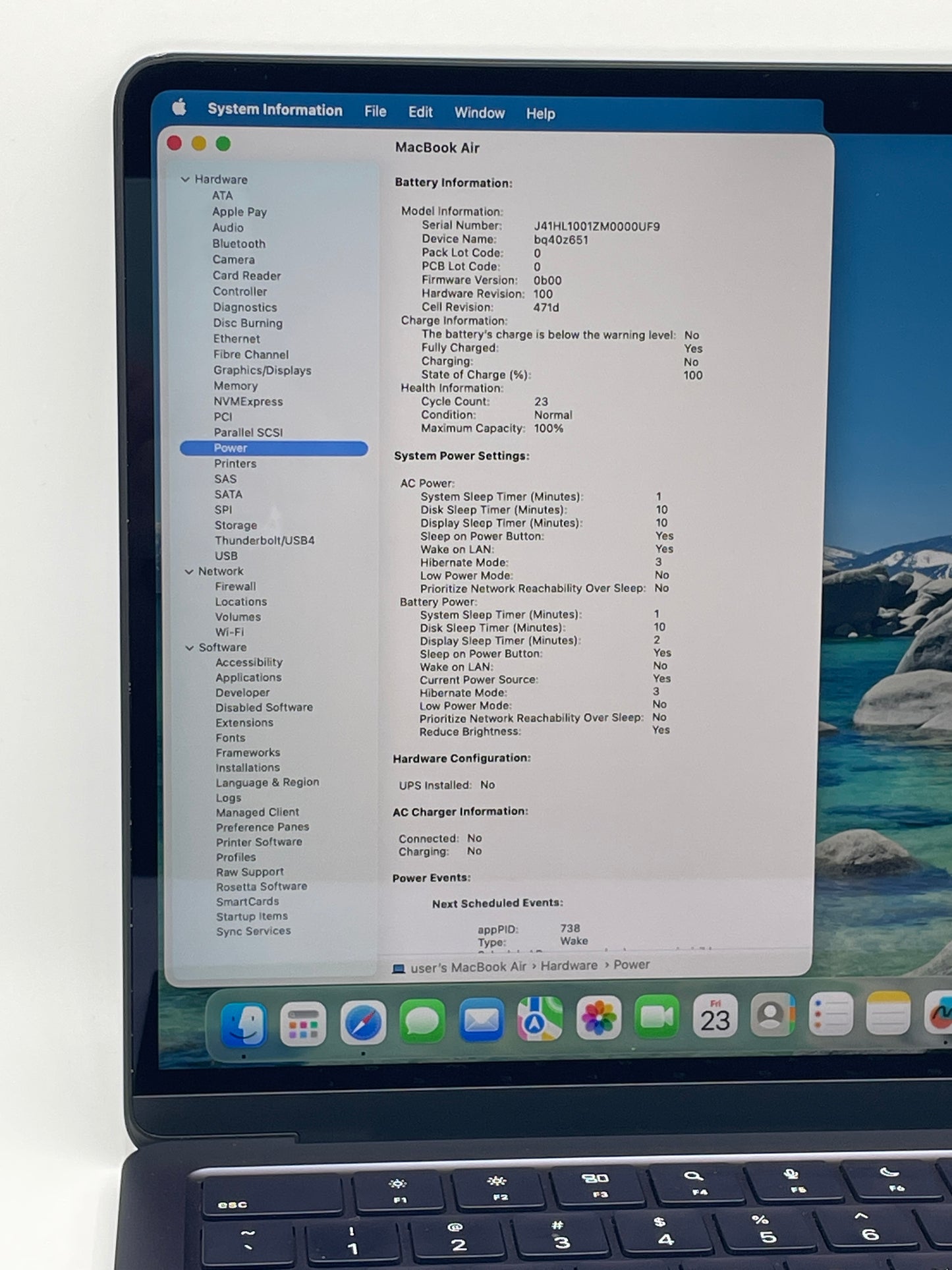 2025 Apple MacBook Air 13.6" M4 8C GPU 4.5GHz 16GB RAM 256GB SSD A3240