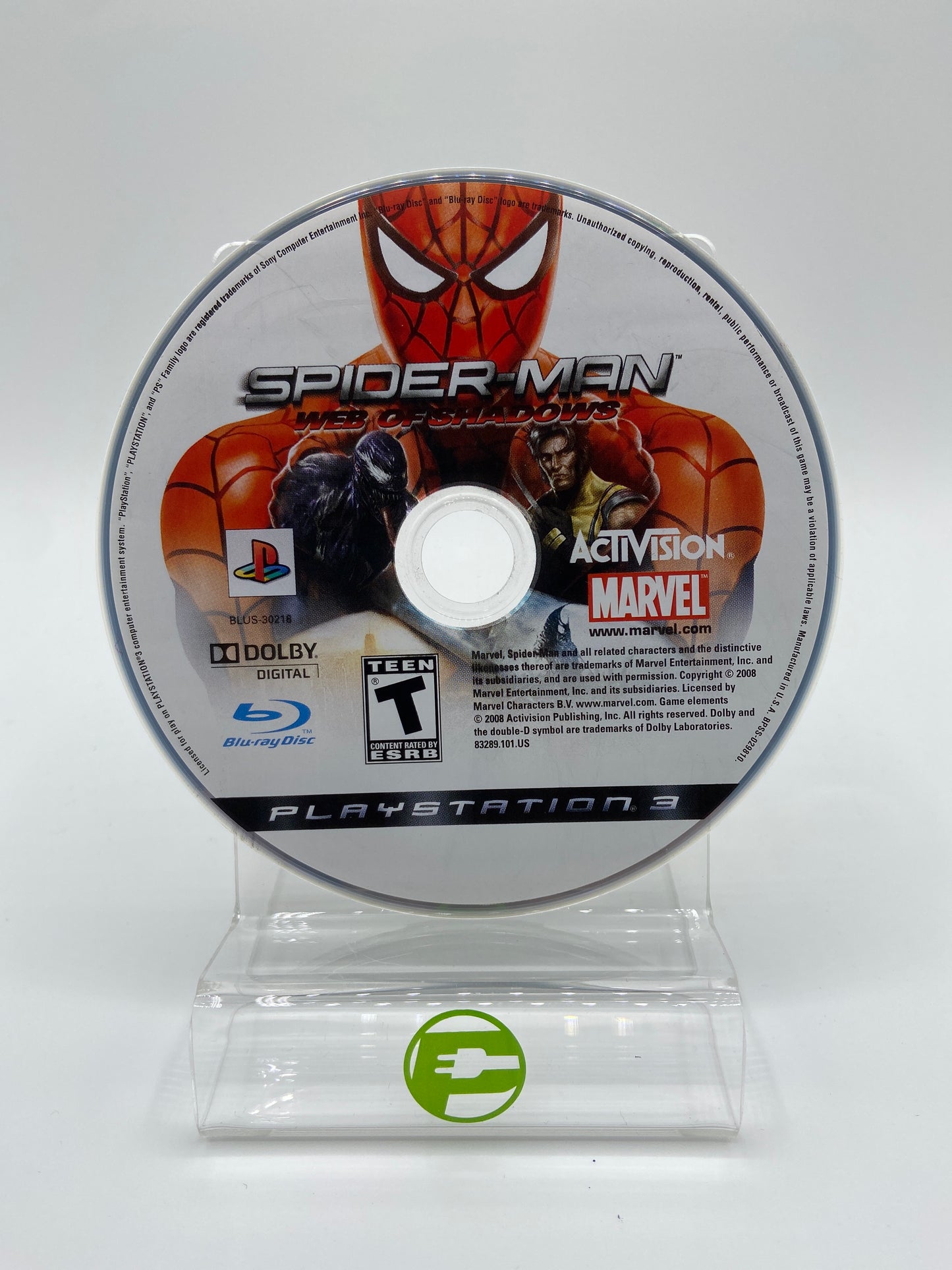 Spiderman Web of Shadows (Sony PlayStation 3 PS3, 2008)