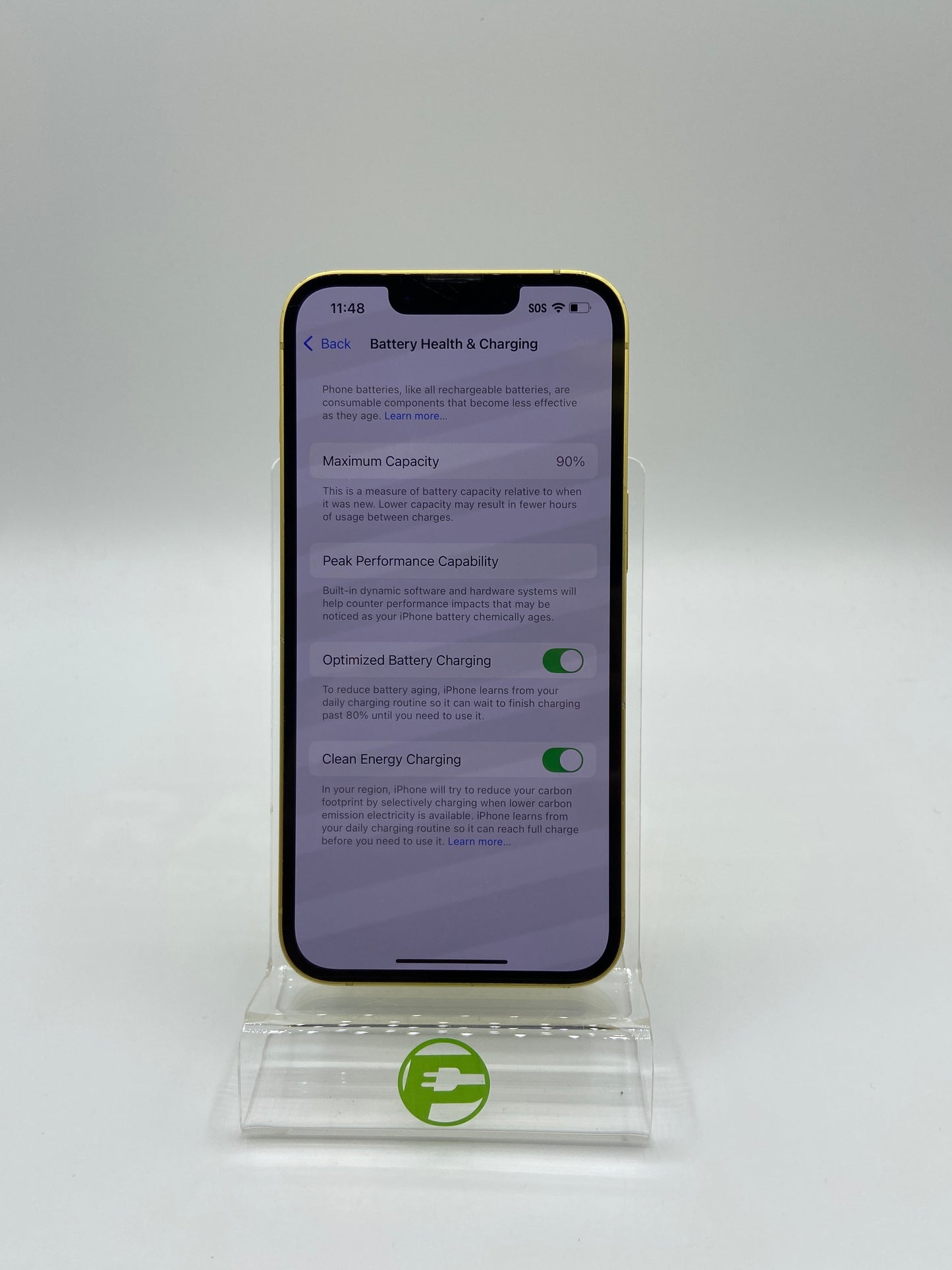 T-Mobile Apple iPhone 14 128GB 18.6.1 Yellow MR3J3LL/A
