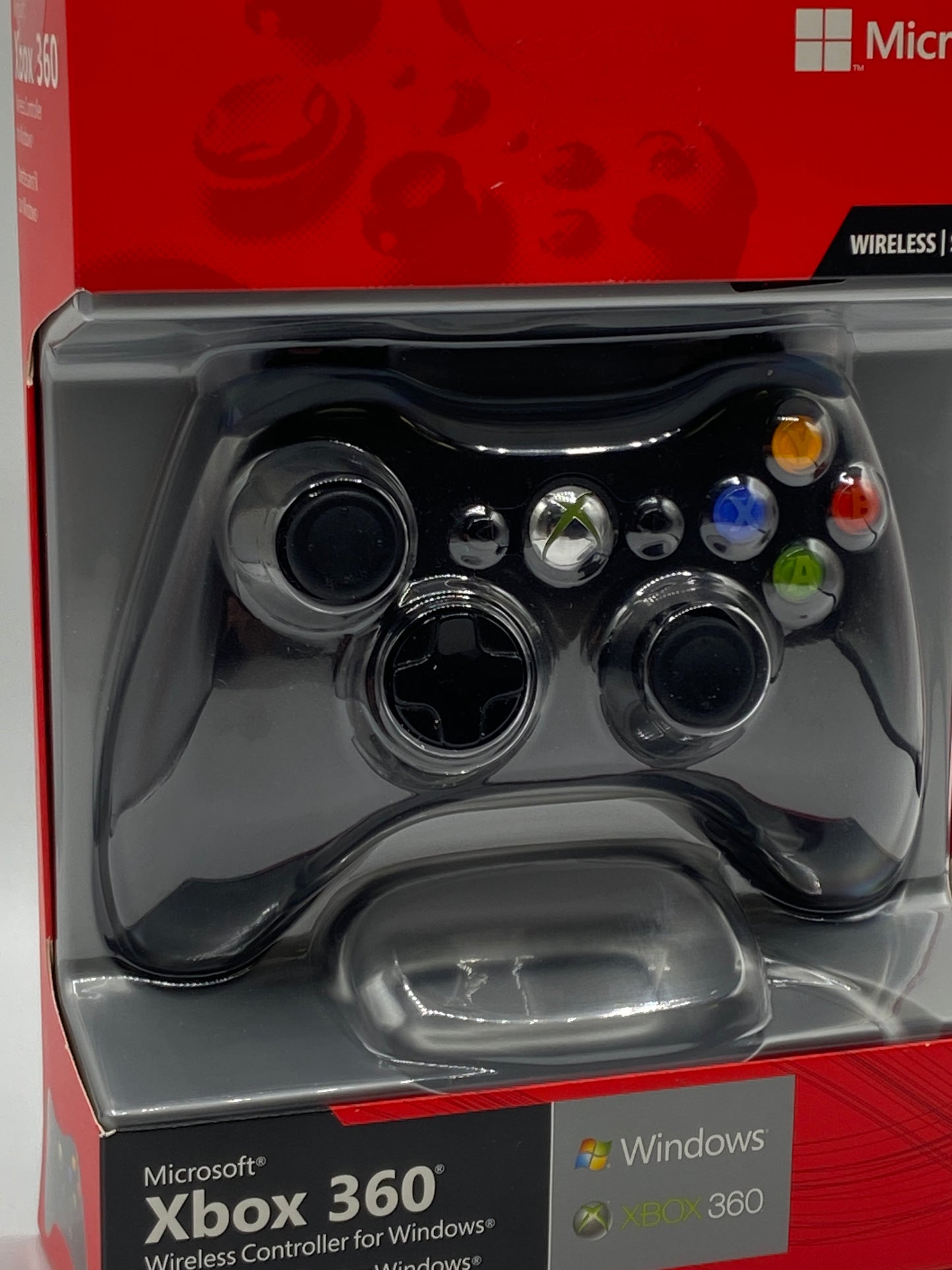 New Microsoft Xbox 360 Wireless Controller Black 1403