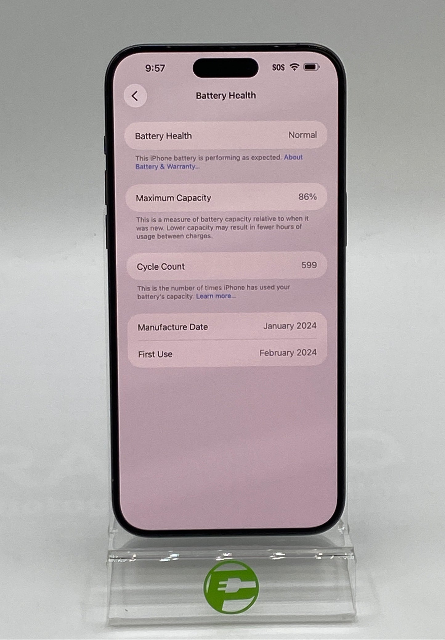 Unlocked Apple iPhone 15 Pro Max 256GB Black MU663LL/A