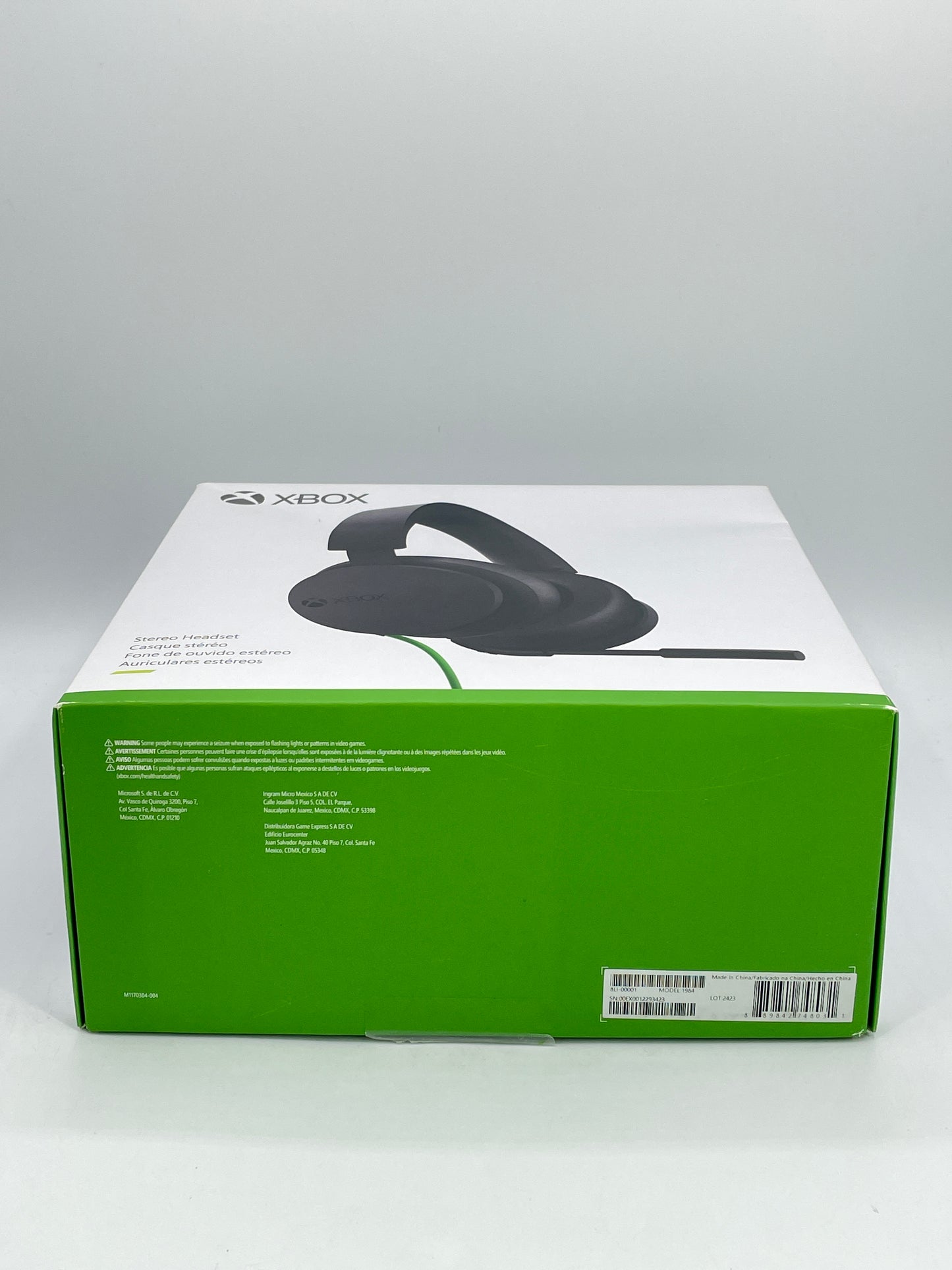 Microsoft XBOX Stereo Headset Wired 1984