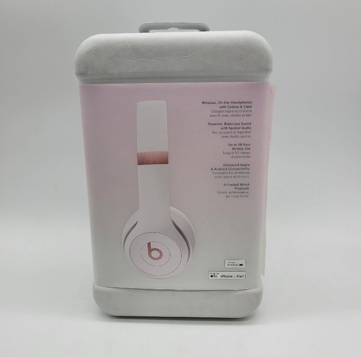 Beats solo 4 Wireless On-Ear Bluetooth Headphones Cloud Pink A3140