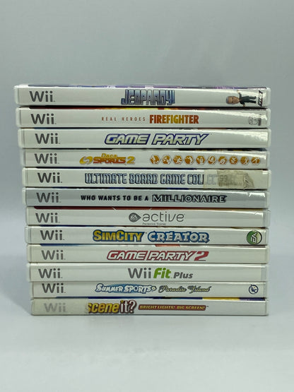 Lot of 12 Nintendo Wii Games
