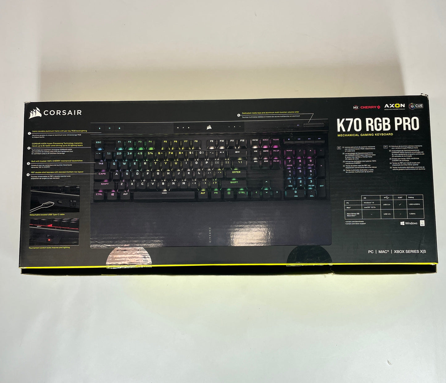 CORSAIR K70 RGB PRO Mechanical Gaming Keyboard RGP0125