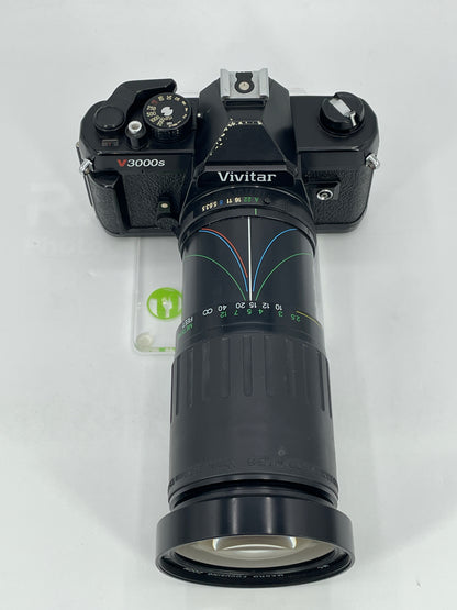 Vivitar V3000S 35MM Film Camera with 28-210mm, 50mm Lens