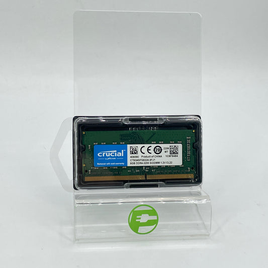 Crucial SODIMM 1.2V CL22 8GB (1x8GB) RAM DDR4 3200MHz CT8G4SFS832A.8FJ1