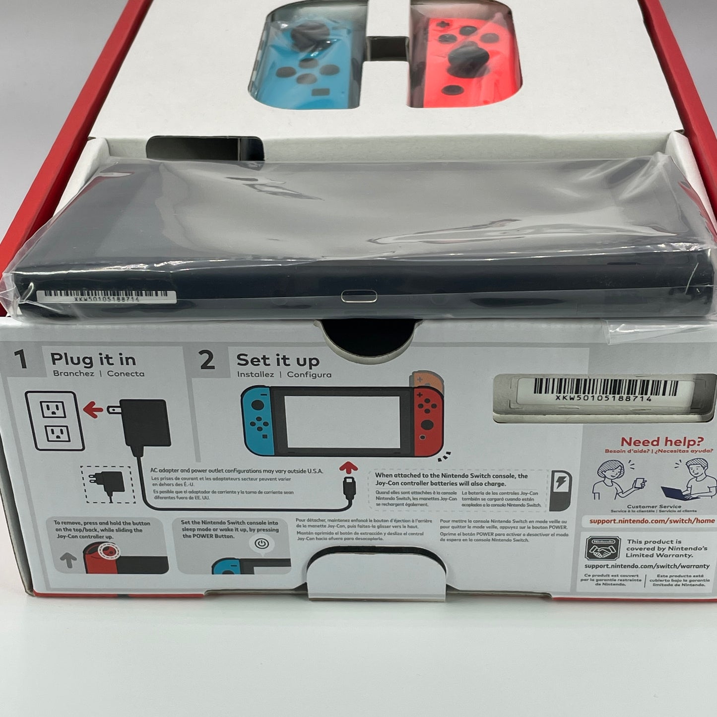New Nintendo Switch v2 Console Gaming System HAC-001 (-01) Black