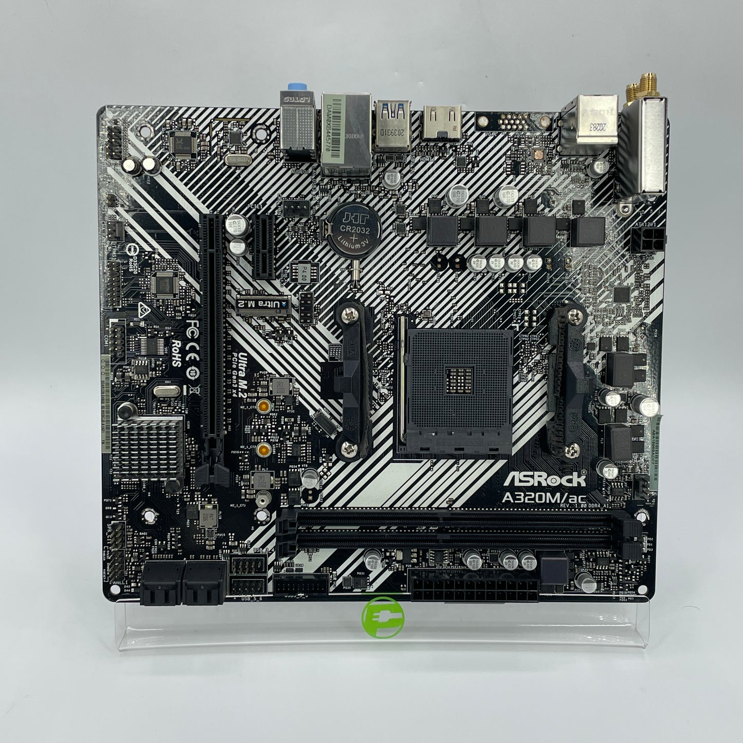 AsRock A320M/ac AM4 microATX AMD DDR4 Motherboard