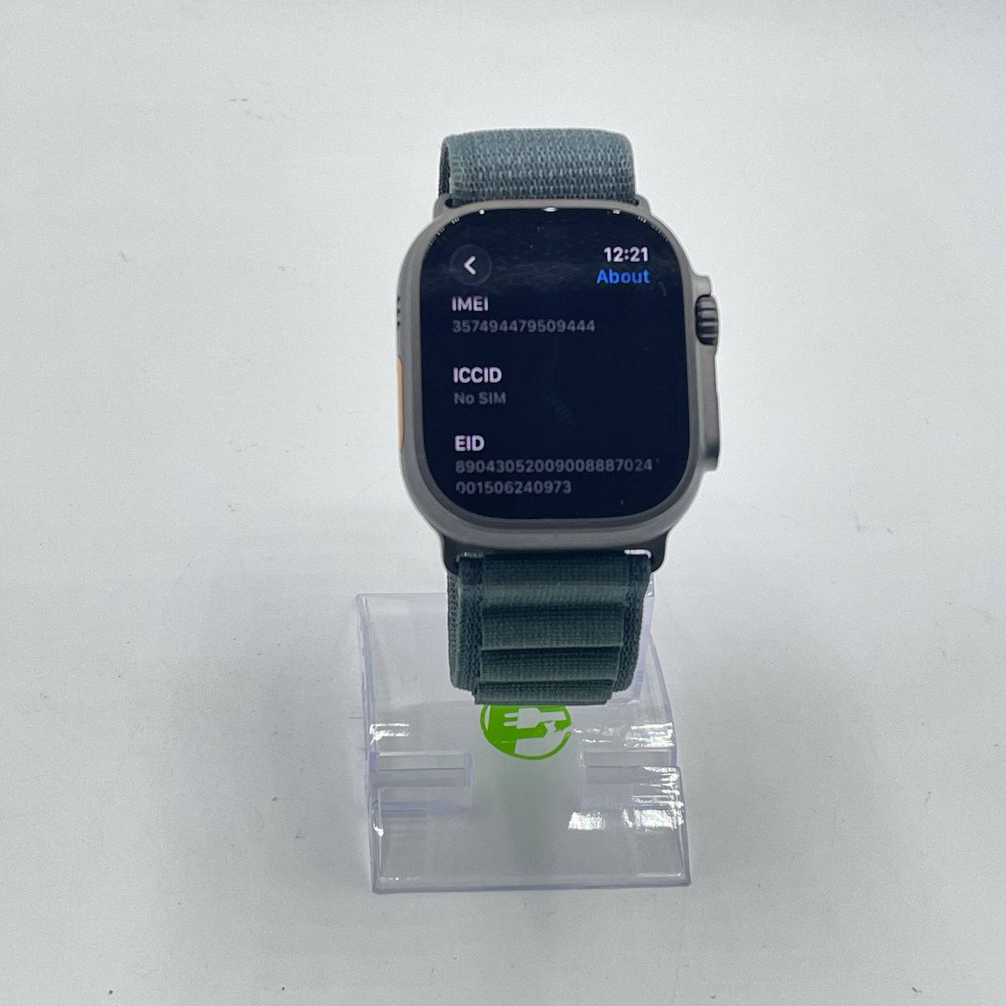 Unlocked Apple Watch Ultra 2 49MM Black Titanium Green/Olive MX4T3LW/A