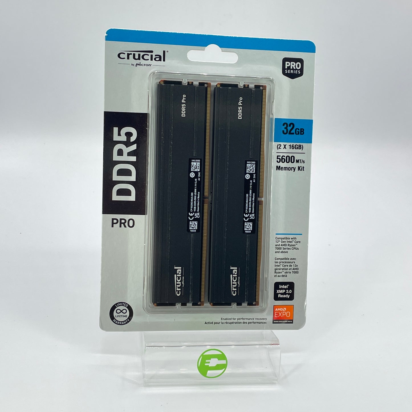 New Crucial PRO DDR5 32GB (2x16GB) RAM DDR5 5600MHz CP16G58C46US.C8D