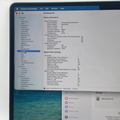 2025 Apple MacBook Air 13" M4 8C GPU 4.5GHz 16GB RAM 256GB SSD A3240