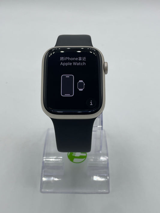 GPS Only Apple Watch Series 9 45MM Starlight Midnight Sport Band MR9P3L/A