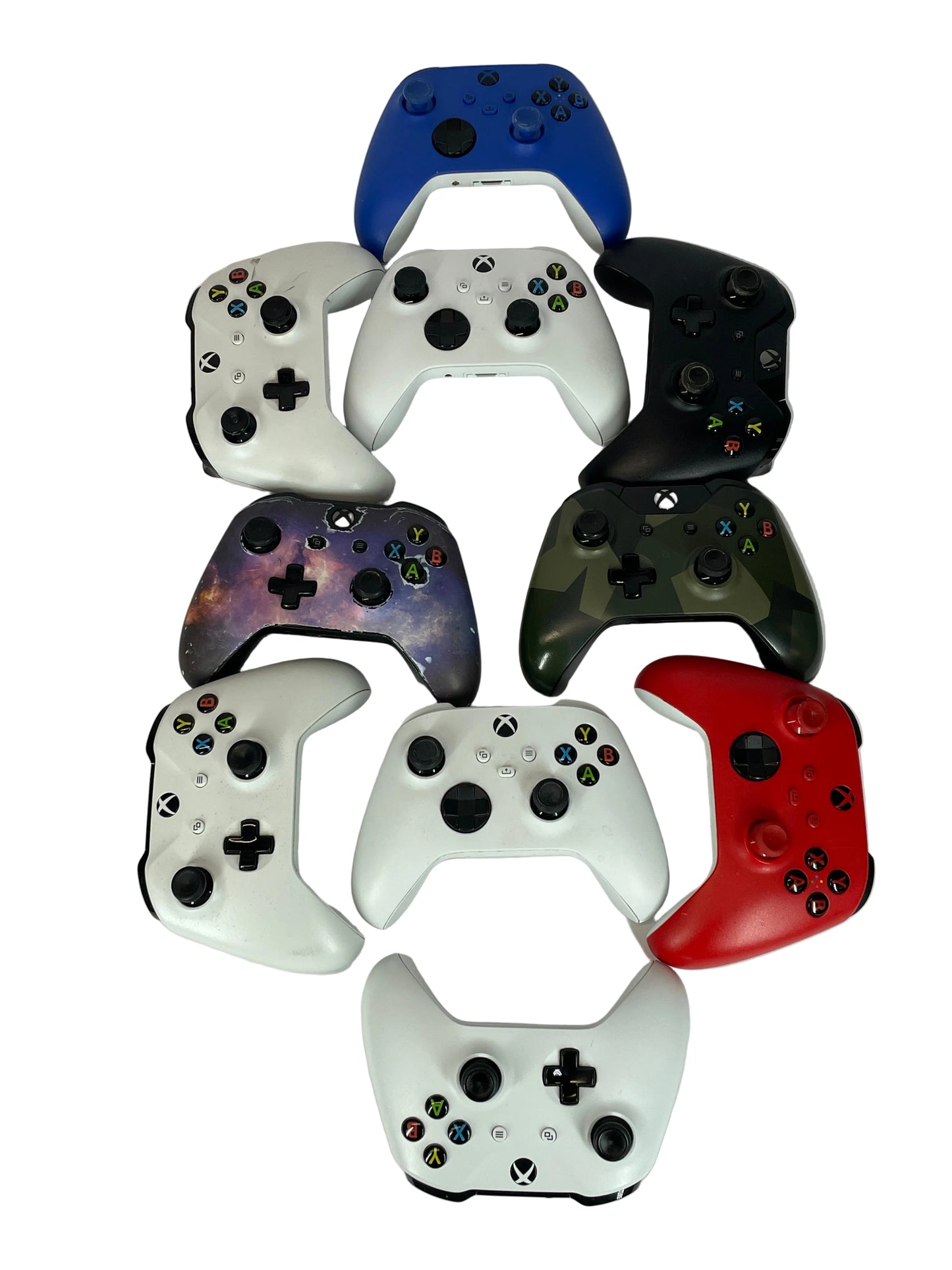 Broken Lot of 10 Microsoft Xbox One/Xbox Wireless Controllers