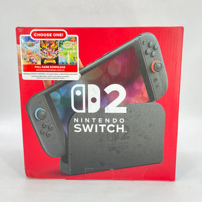 New Nintendo Switch 2 Console Gaming System BEE‑001 Black
