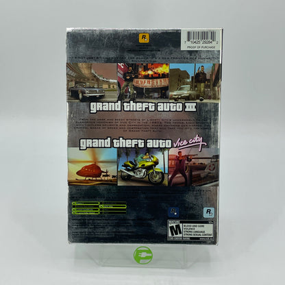 Grand Theft Auto Double Pack (Microsoft Xbox, 2003) CIB