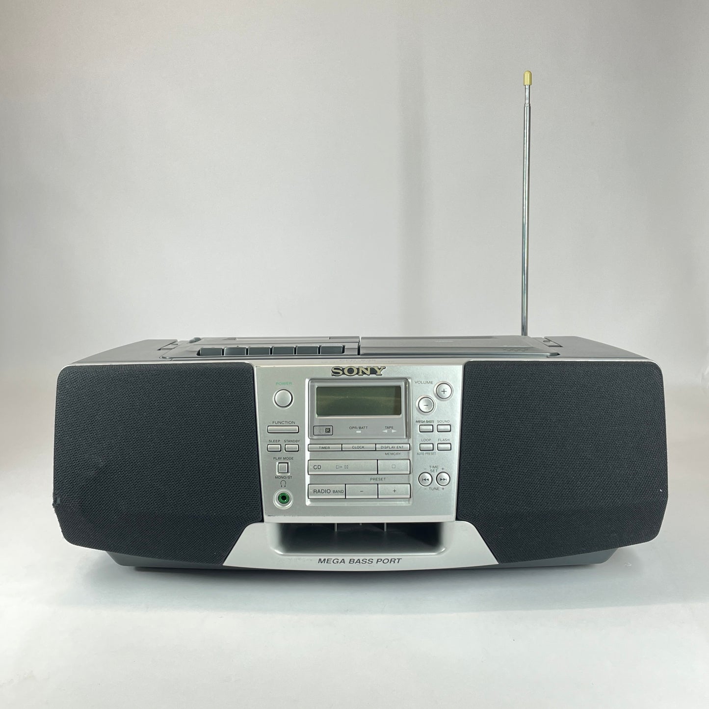 Sony Mega Bass Port  CD Radio Cassette-Corder CFD-S39