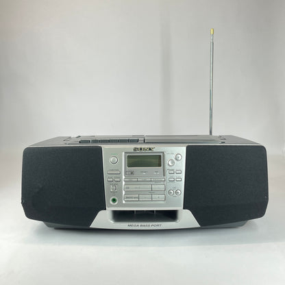 Sony Mega Bass Port  CD Radio Cassette-Corder CFD-S39