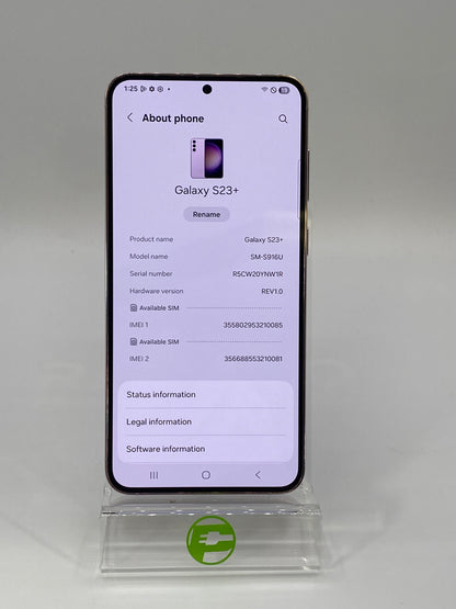 Unlocked Samsung Galaxy S23 Plus 8GB RAM 256GB SM-S916U Flamingo Pink
