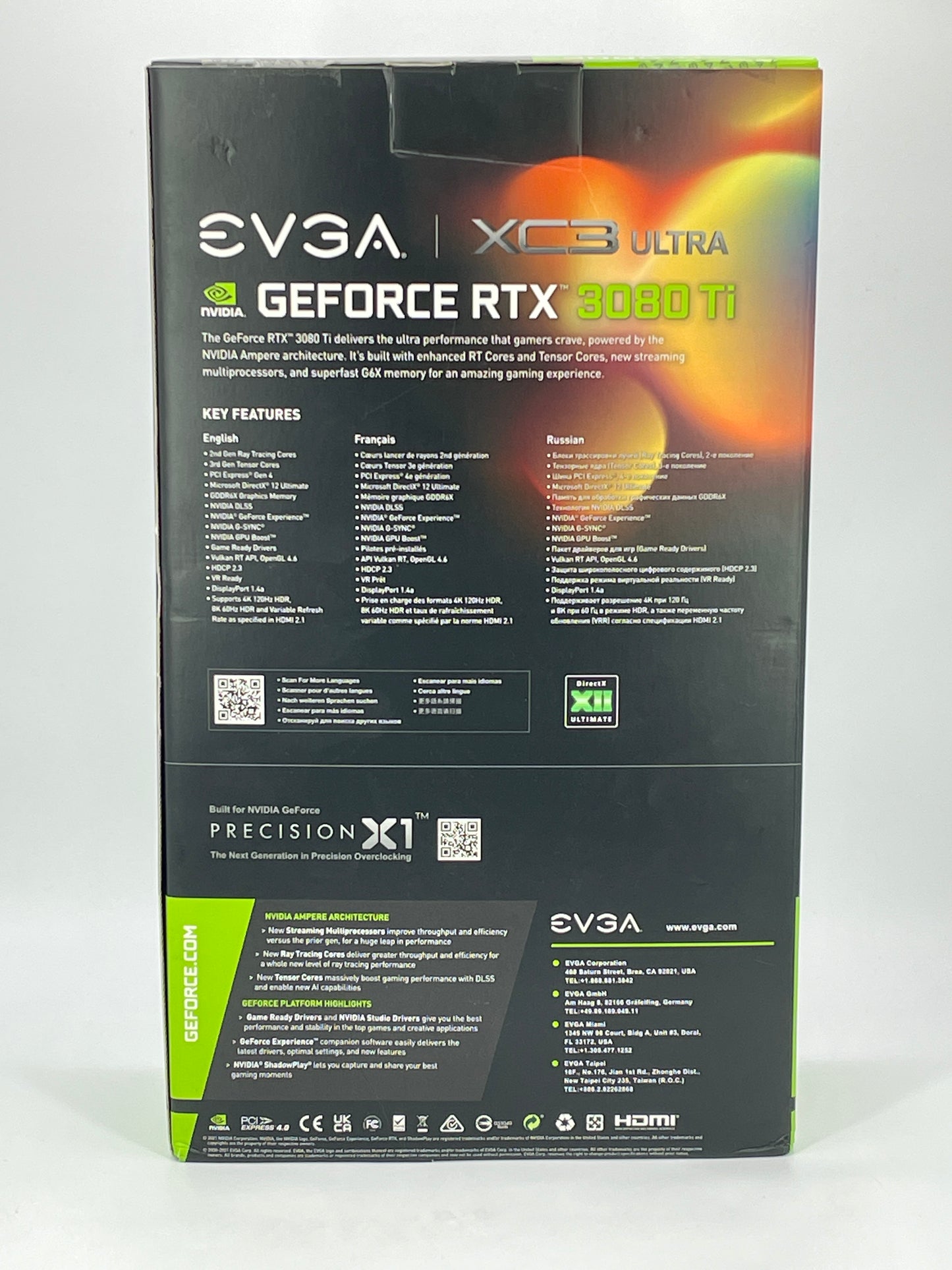 EVGA GeForce RTX 3080 XC3 Ultra 12GB GDDR6X Graphics Card 12G-P5-3955-KR