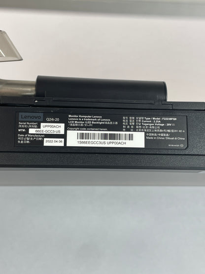 Lenovo 23.8" F22238FQ0 LED-backlit LCD FHD 75Hz