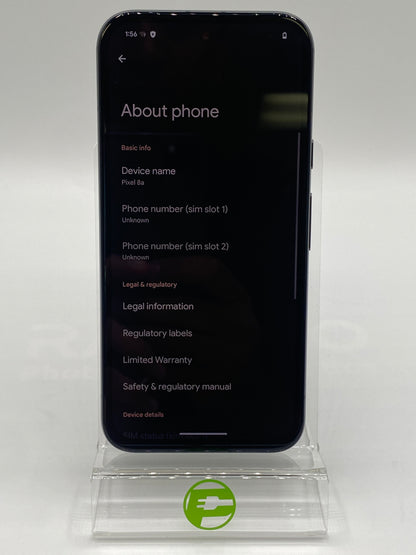 Unlocked Google Pixel 8a 128GB Obsidian GKV4X