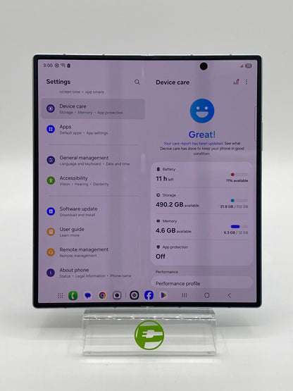 Unlocked Samsung Galaxy Z fold 7 16GB RAM 512GB SM-F966U1 Mint Green