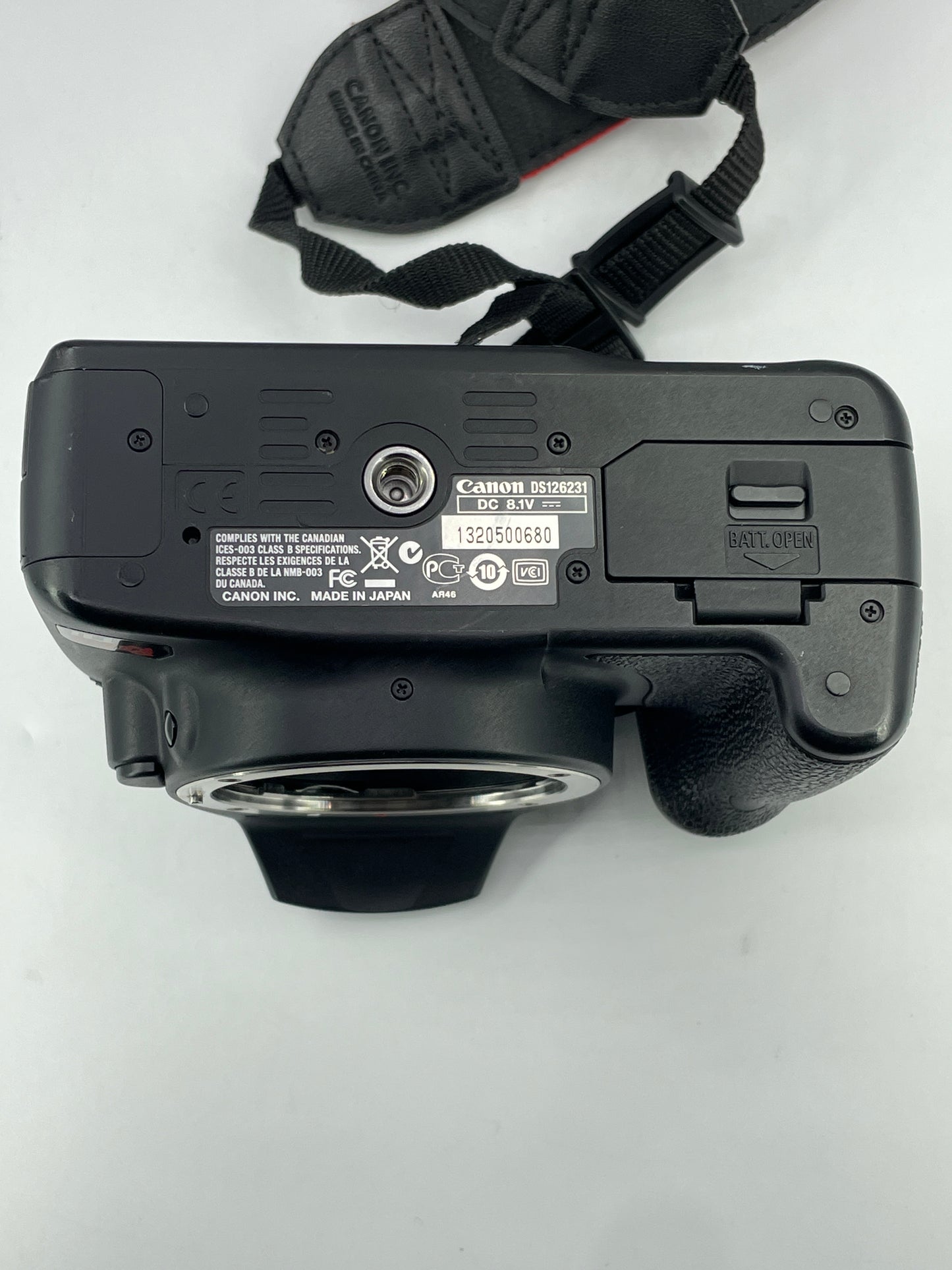 Canon EOS Rebel T1i 15.1MP Digital SLR DSLR Camera Body Only