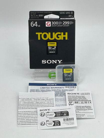 Sony Tough 64GB SDXC Memory Card SF-G64T