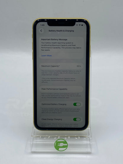 T-Mobile Apple iPhone 11 64GB 26.5 Yellow MWK32LL/A