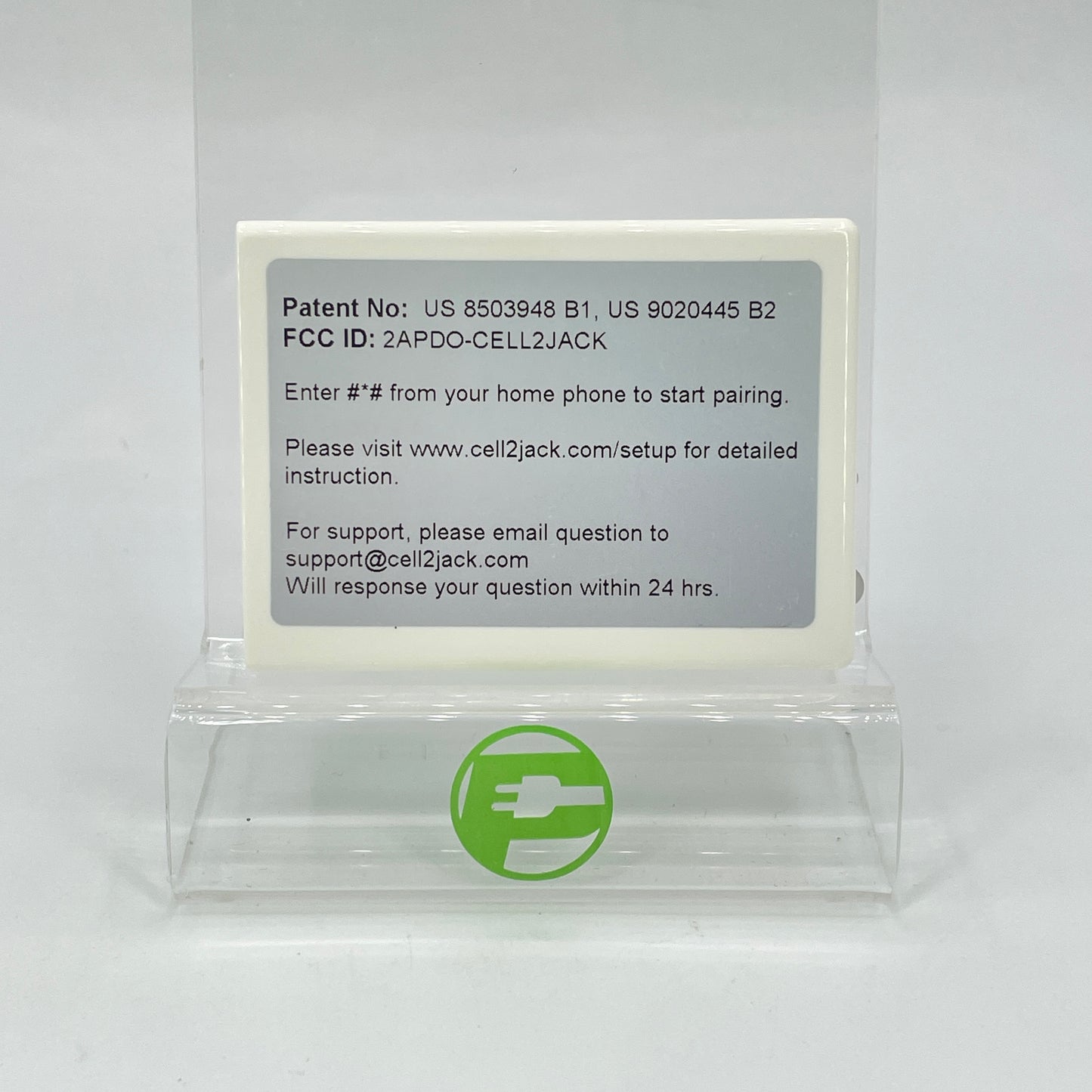 CELL2JACK Cellphone to Home Phone Adapter