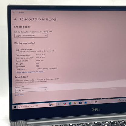 Dell XPS 15 7590 15.6" i7-9750H 2.6GHz 16GB RAM 512GB SSD GeForce GTX 1650