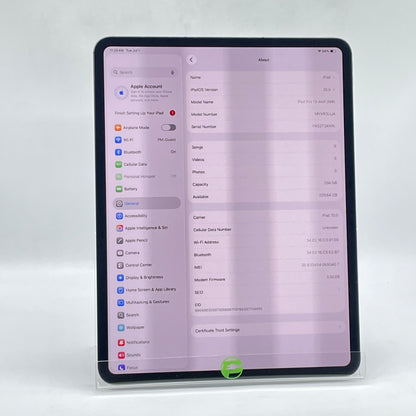 Factory Unlocked Apple iPad Pro 13" M4 256GB Space Black MVXR3LL/A
