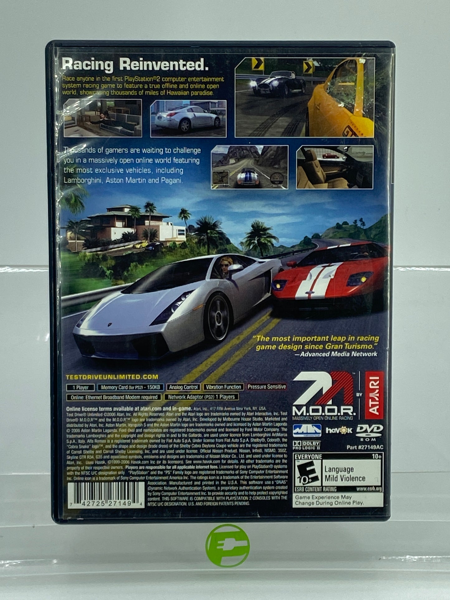 Test Drive Unlimited (Sony PlayStation 2 PS2, 2007)