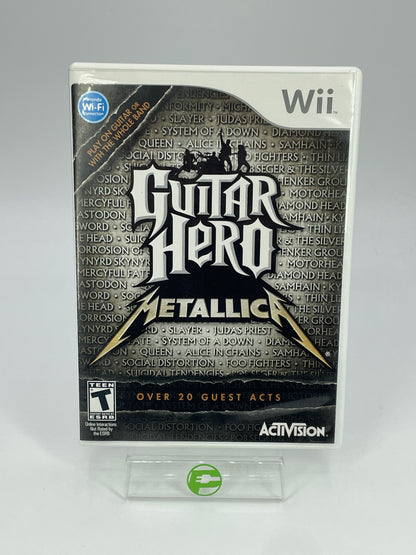 Guitar Hero: Metallica (Nintendo Wii, 2009) CIB