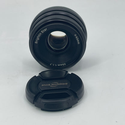 Brightin Star 35mm f/1.7 Black Manual Lens