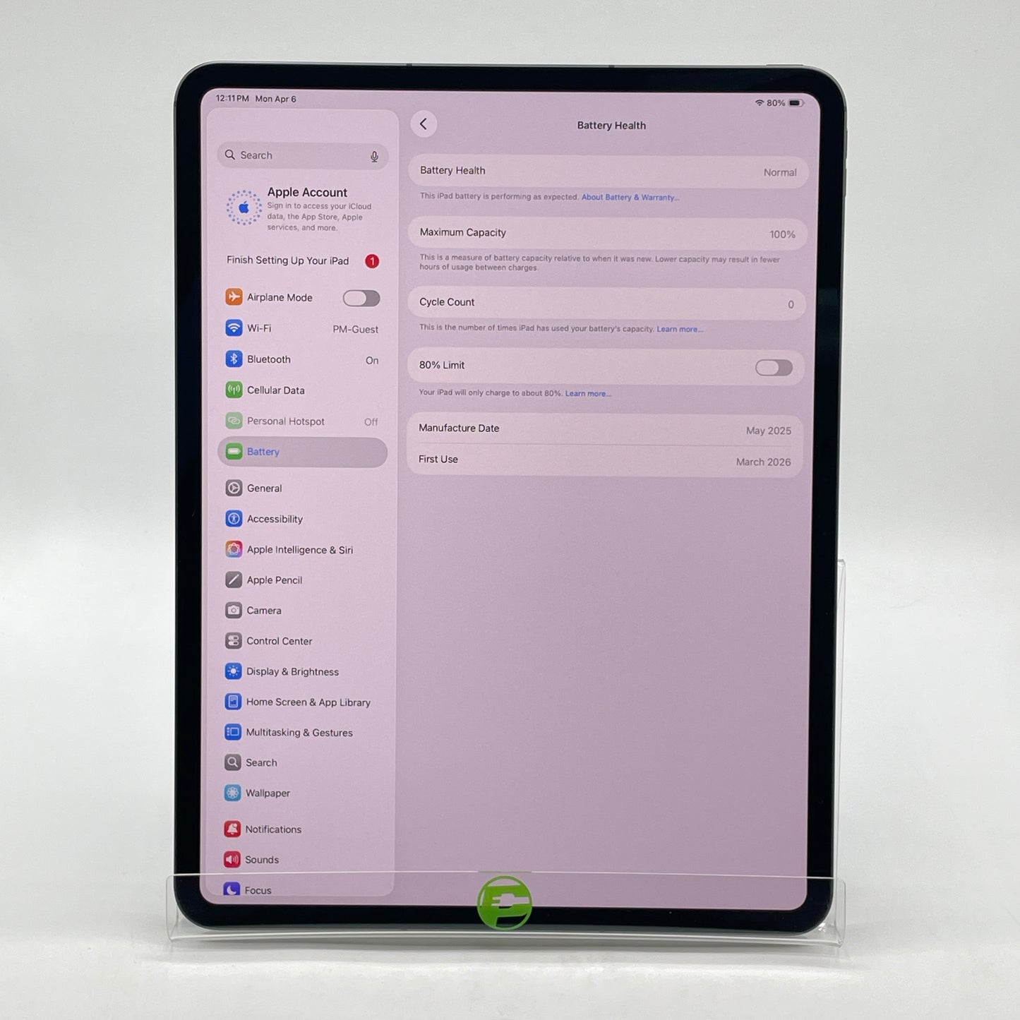 Unlocked Apple iPad Pro 13" M4 2TB Space Black MWT13LL/A