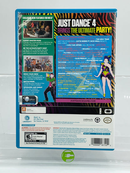 Just Dance 4 (Nintendo Wii U, 2012)