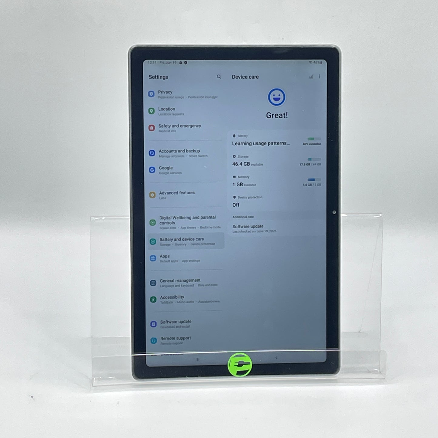 WiFi Only Samsung Galaxy Tab A7 10.4" 64GB Gray SM-T500