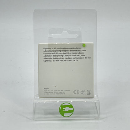 New Apple Lightning to 3.5mm Headphone Jack Adapter White MMX62AM/A Adapter