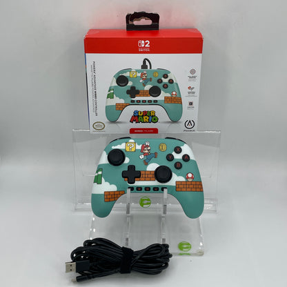 Nintendo Switch 2 Wired Controller Mario Time PowerA 