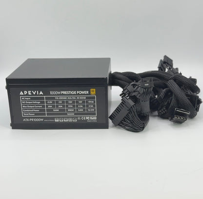 Apevia Prestige ATX-PR1000W 80 Plus Gold 1000W Non Modular Power Supply