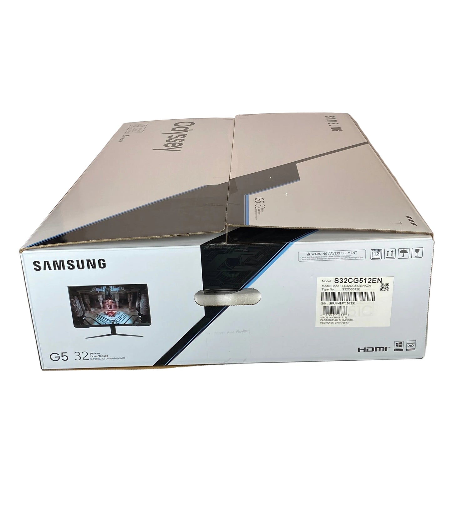 Samsung 32" ODYSSEY G5 QHD VA 165Hz Gaming Monitor S32CG512EN