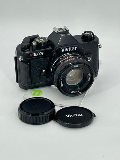 Vivitar V3000S 35MM Film Camera with 28-210mm, 50mm Lens