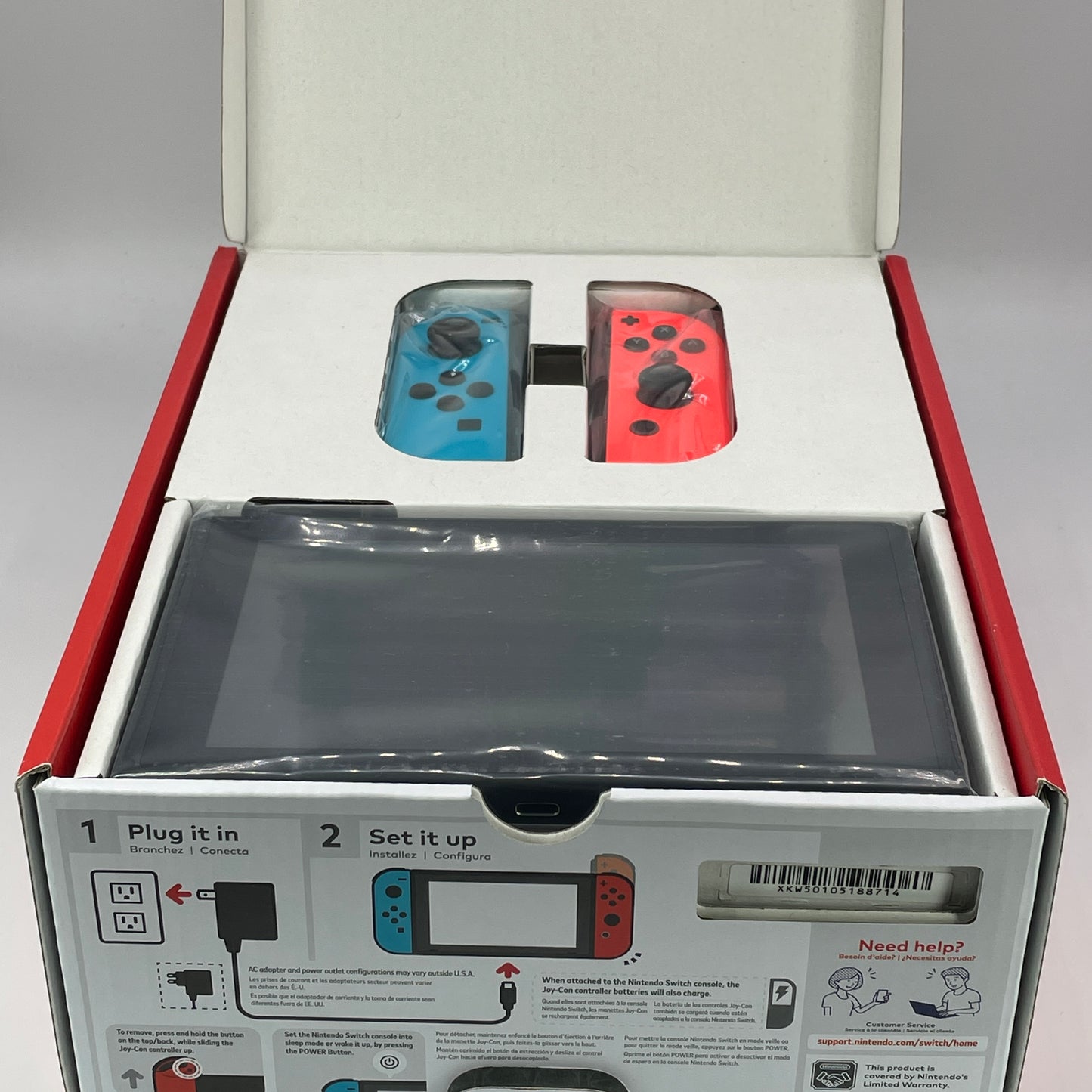 New Nintendo Switch v2 Console Gaming System HAC-001 (-01) Black