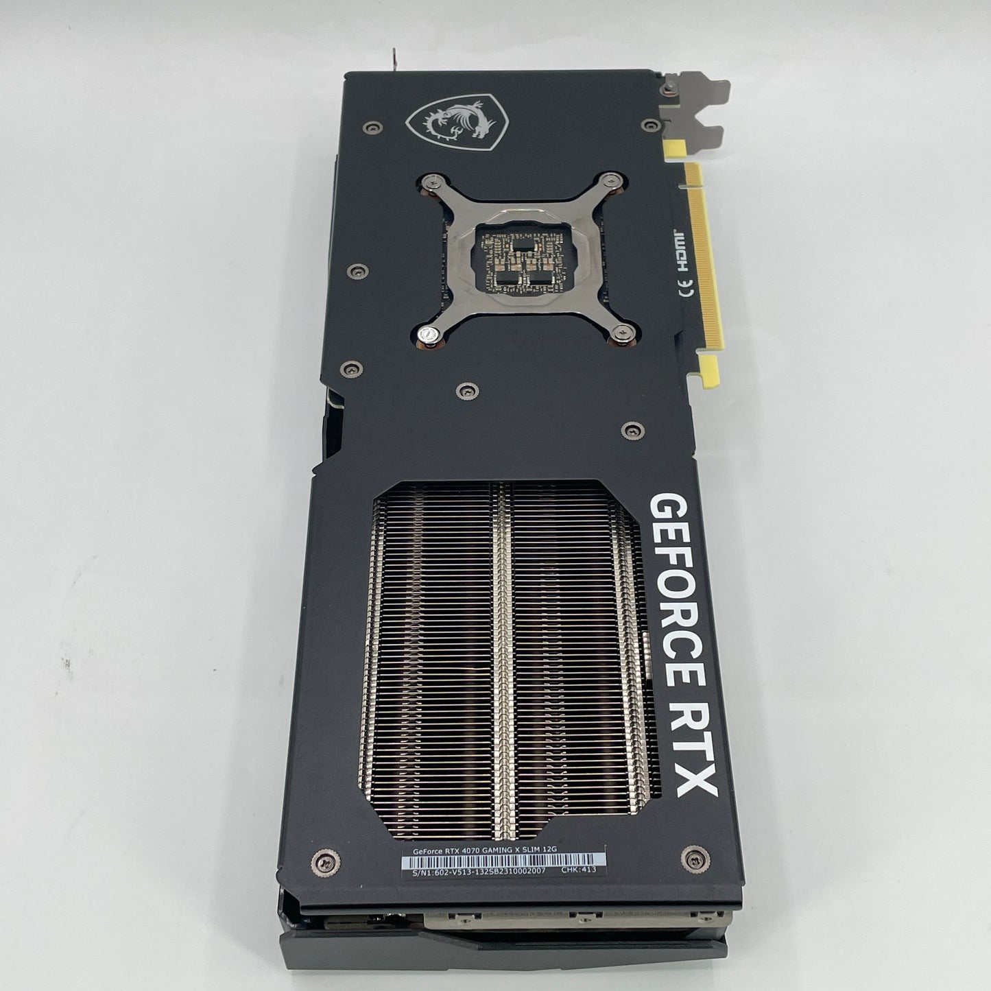MSI GeForce RTX 4070 Gaming X Slim 12GB GDDR6X Graphics Card