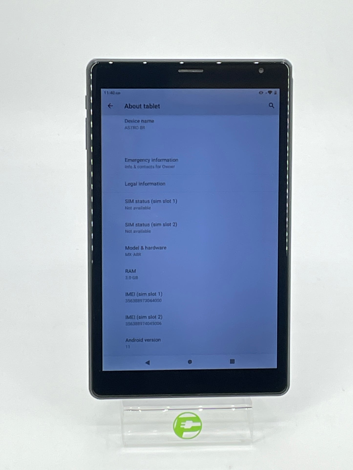 WiFi Only Maxwest Astro 8R 32GB Black MX-A8R