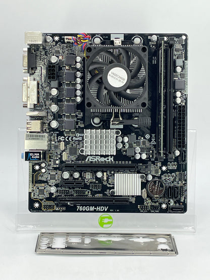AsRock 760GM-HDV AM3 microATX AMD DDR3 Motherboard