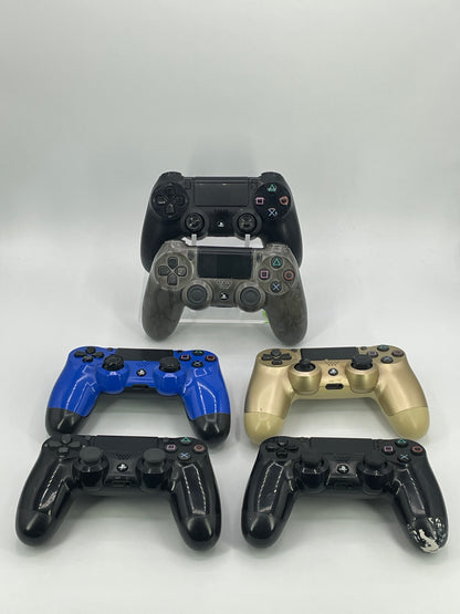 Broken Lot of 6 Sony PlayStation 4 PS4 Wireless Controllers