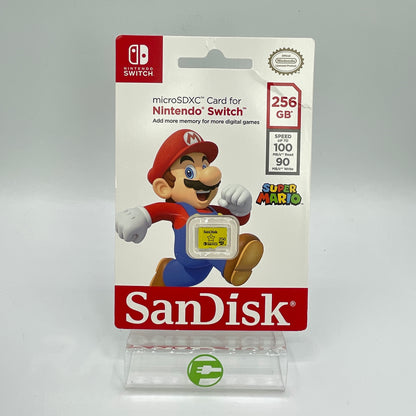 New Sandisk microSDXC 256GB Nintendo Switch Card